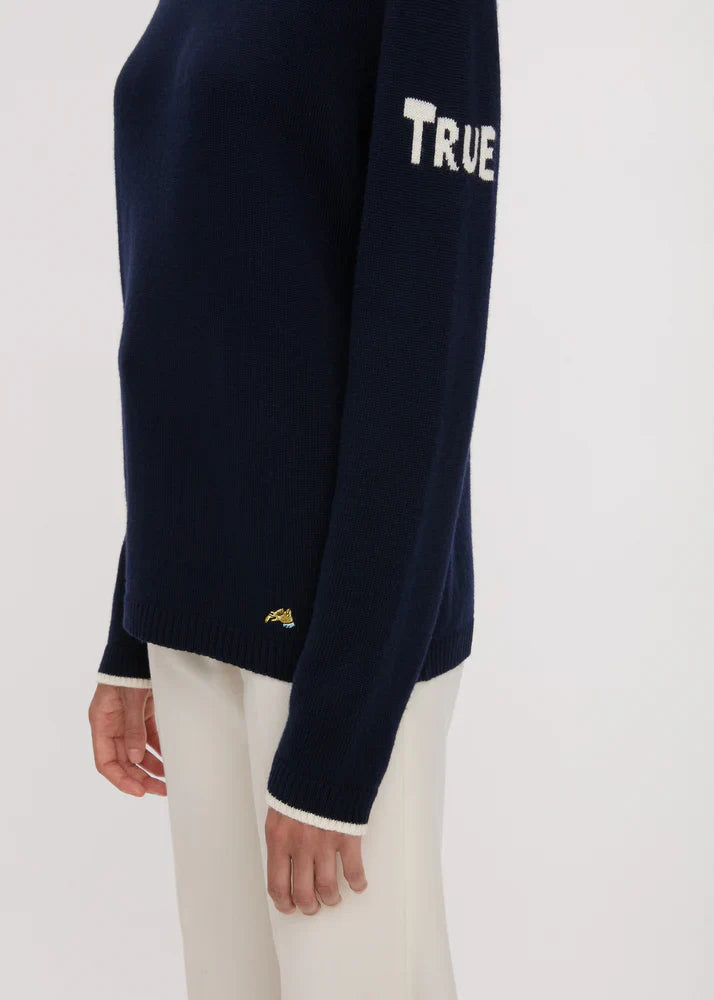 Bella freud true jumper - navy Knitwear Bella Freud