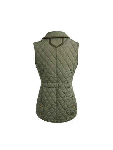 Bella quilted gilet - sage Gilets FAIRFAX & FAVOR