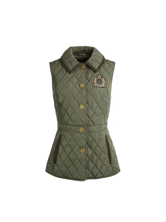 Bella quilted gilet - sage Gilets FAIRFAX & FAVOR