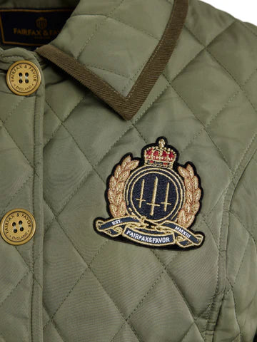 Bella quilted jacket - sage Padded Jackets FAIRFAX & FAVOR