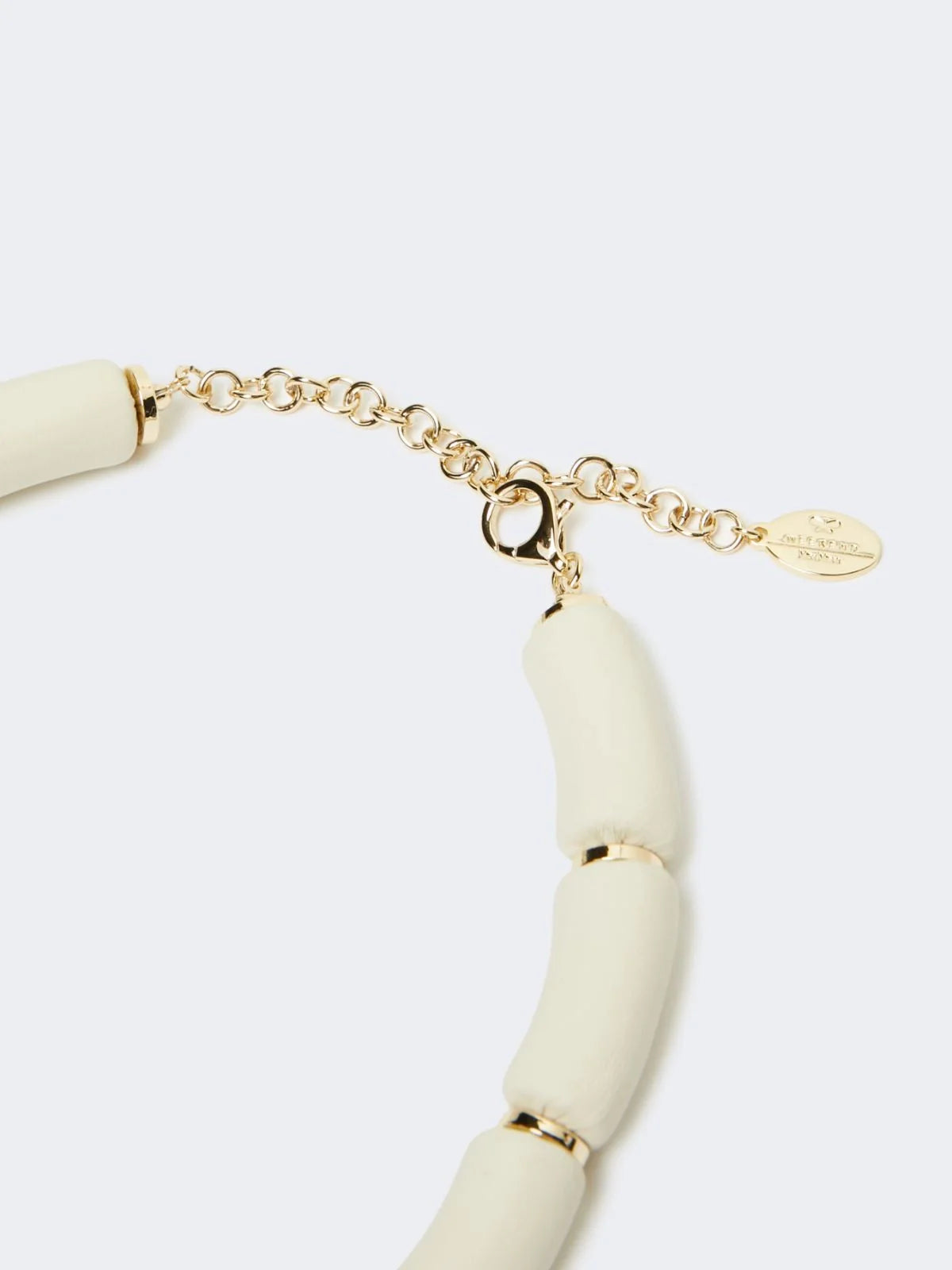 Brianza leather choker necklace - ivory Jewellery MaxMara