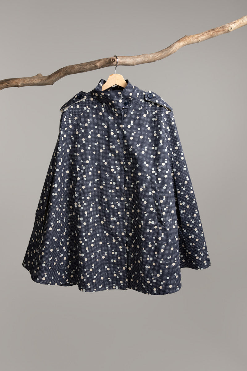Cape | hancock planets pattern / navy Cape Hancock Archive