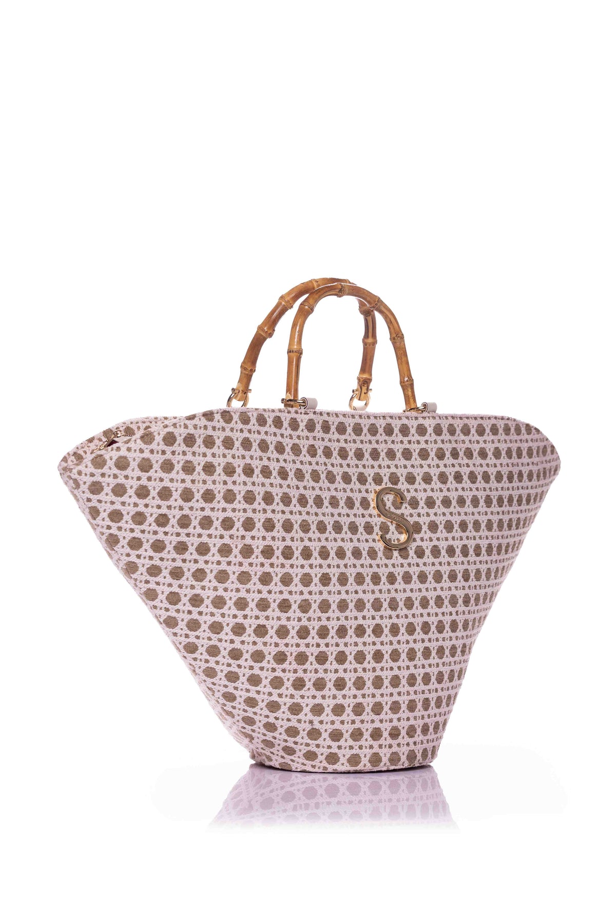Capri basket bag - white beige Bags & Purses Sorena