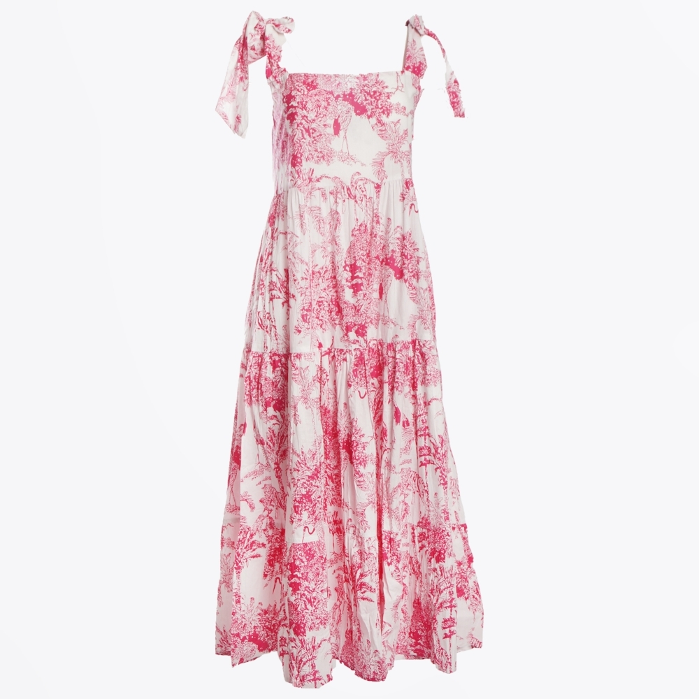 Capri dress - pink sketch Dresses Handprint Dream Apparel