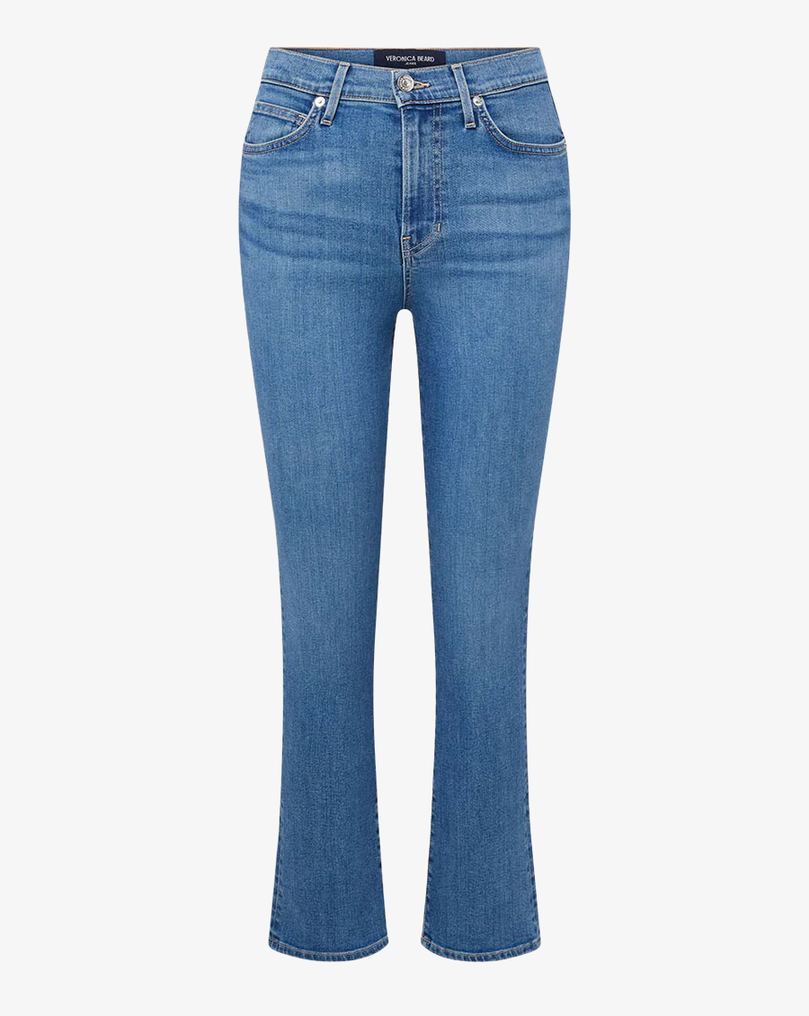 Carly high rise kick flare - bright lakeshore Denim