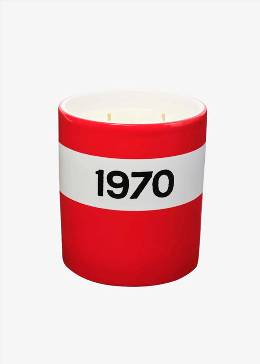 Ceramic 1970 candle - red Accessories BELLA FREUD