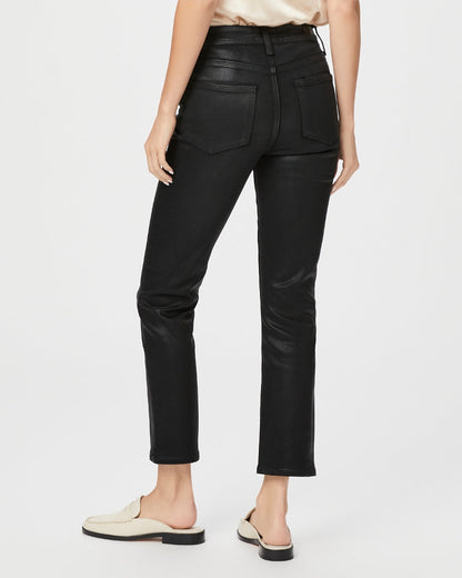 Cindy - black fog luxe coating Denim Jeans PAIGE