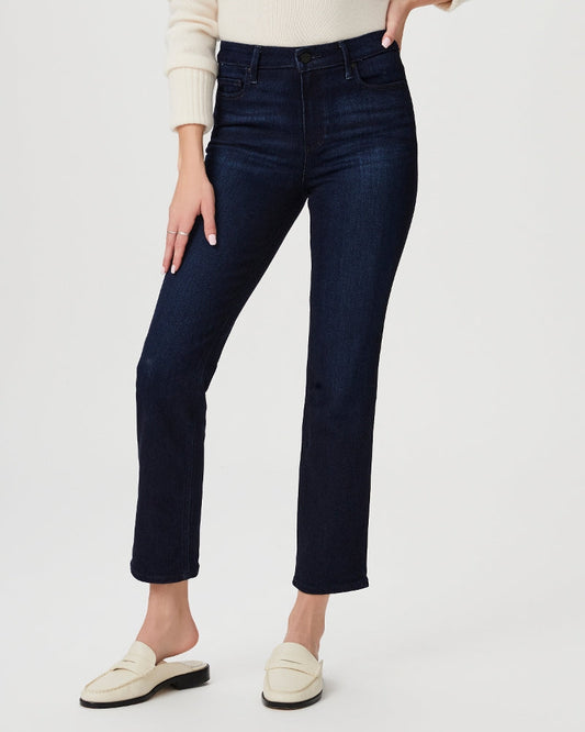 Cindy straight - leg high - rise stretch - denim jeans