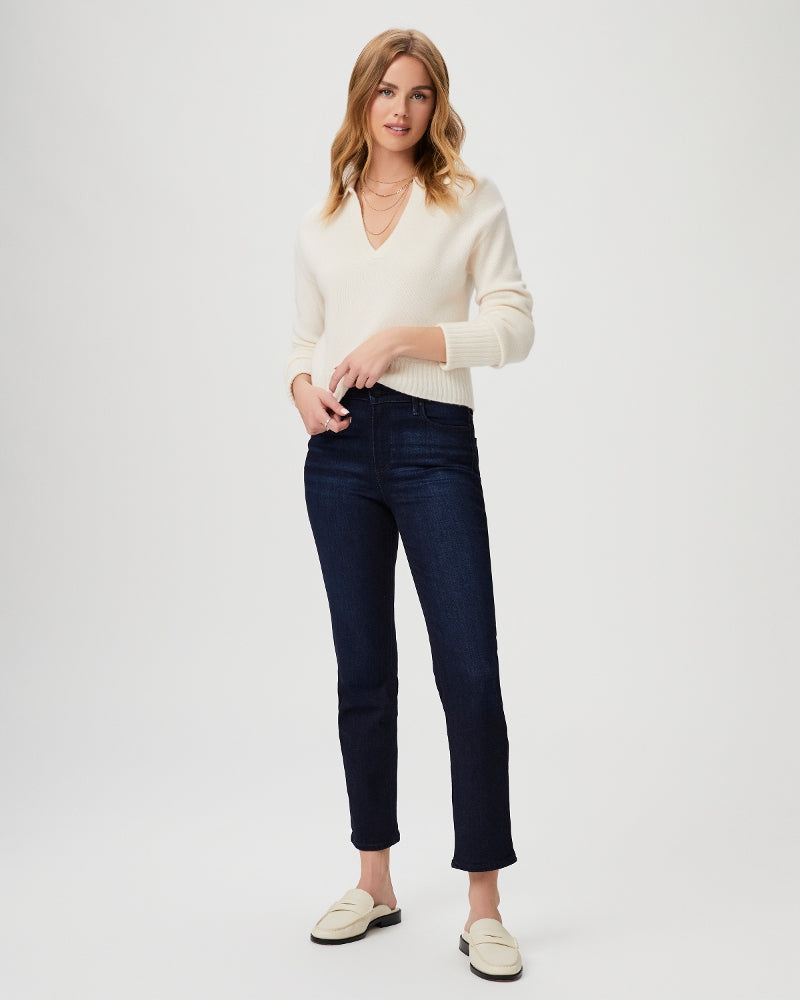 Cindy straight - leg high - rise stretch - denim jeans