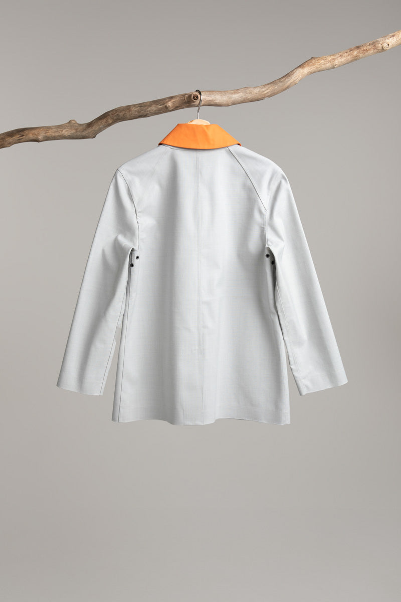 Coat | grey / orange Coat Hancock Archive