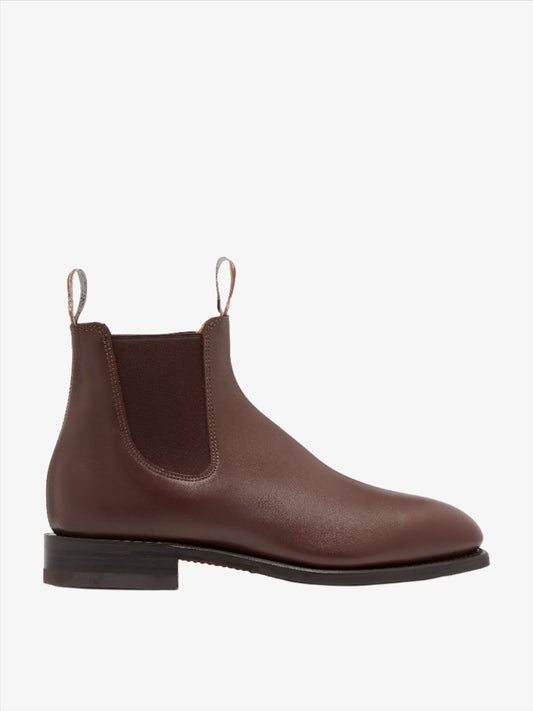 Comfort craftsman boot - dark tan leather Boots R.M.