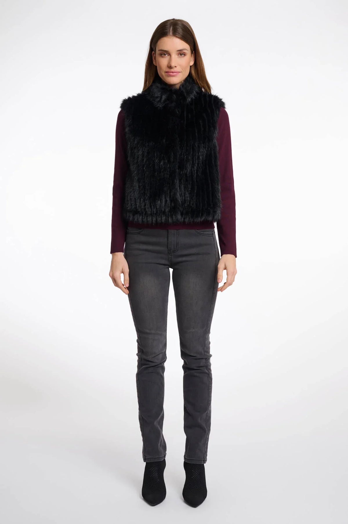 Dava gilet - black Gilets Rino & Pelle