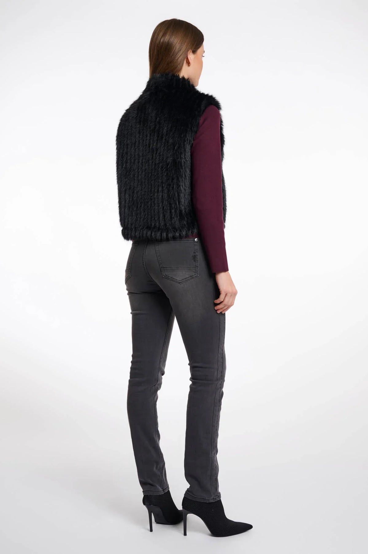 Dava gilet - black Gilets Rino & Pelle