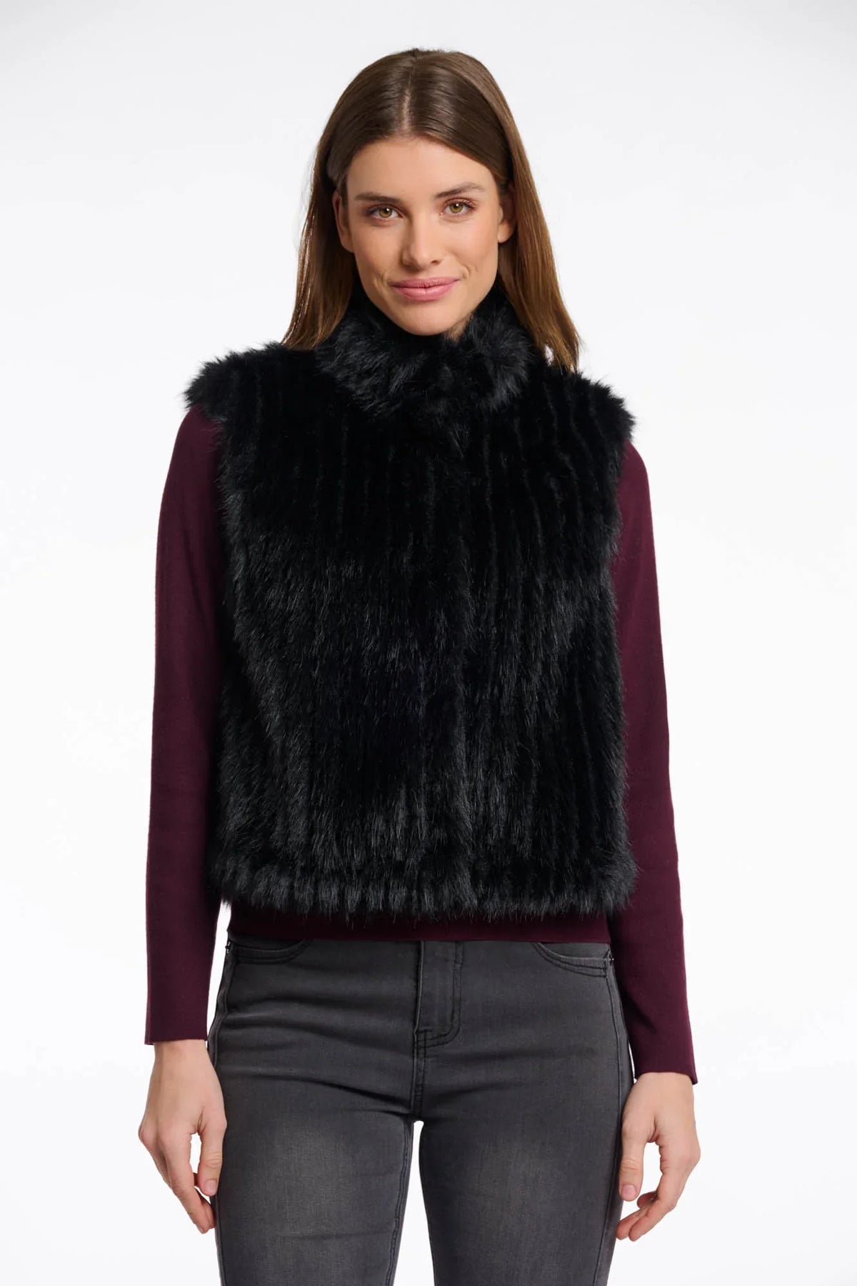 Dava gilet - black Gilets Rino & Pelle