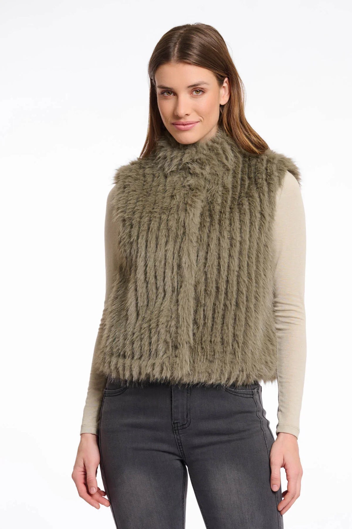 Dava gilet - green ash Gilets Rino & Pelle
