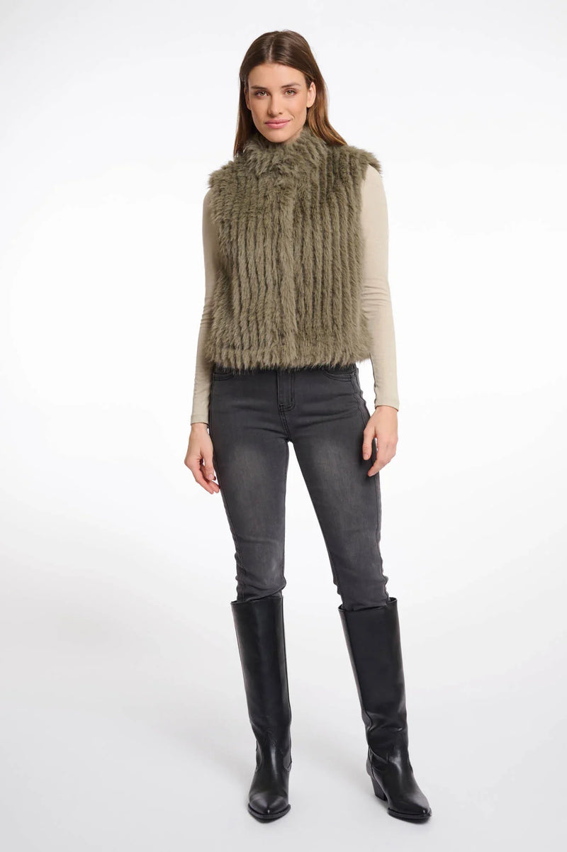 Dava gilet - green ash Gilets Rino & Pelle
