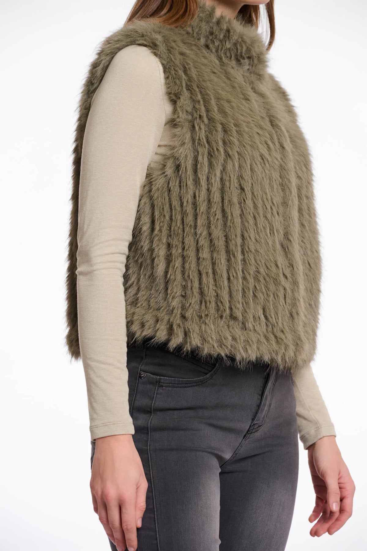 Dava gilet - green ash Gilets Rino & Pelle