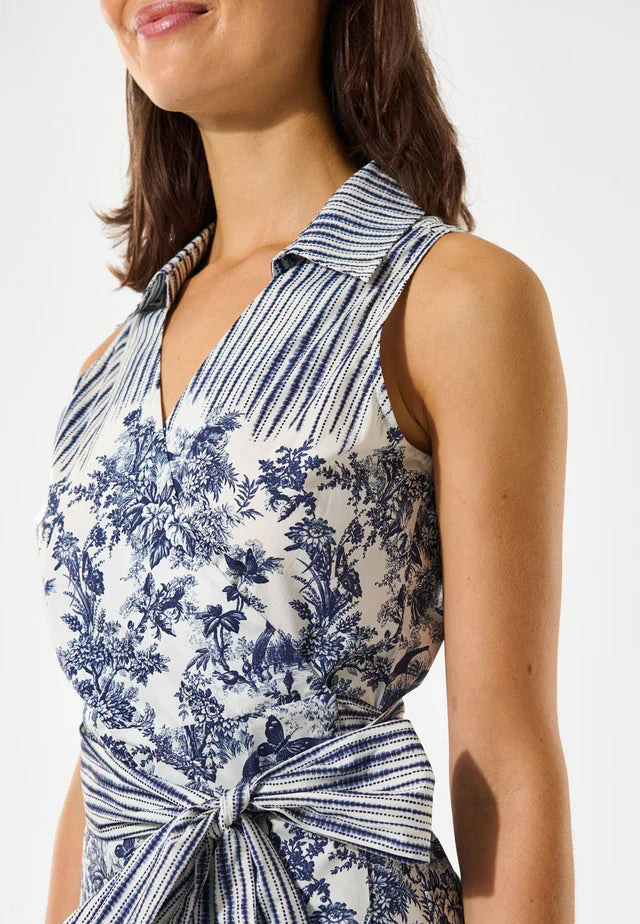 Dea kudibal elianna wrap dress - kew gardens ink Dresses