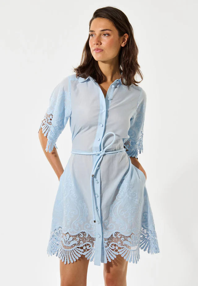 Dea kudibal maryella ns dress with balloon sleeves - skyway
