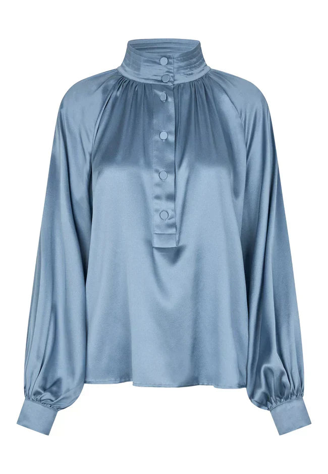 Dea kudibal nicola shirt with sleeve detail - harbour