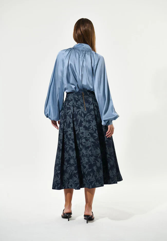 Dea kudibal nicola shirt with sleeve detail - harbour