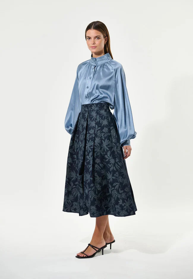 Dea kudibal nicola shirt with sleeve detail - harbour
