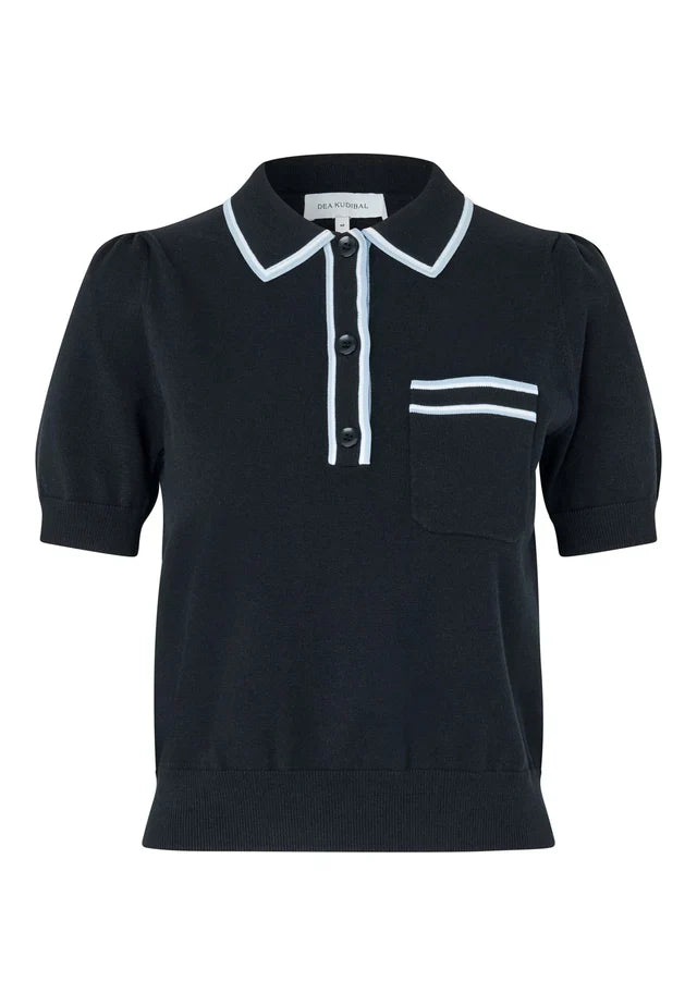 Dea kudibal paloma polo shirt with pocket - ink Short