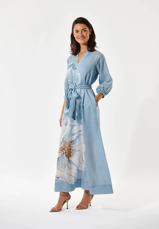 Dea kudibal salma ns dress with balloon sleeves - rosea