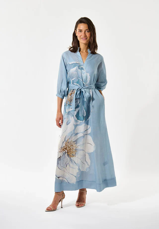 Dea kudibal salma ns dress with balloon sleeves - rosea