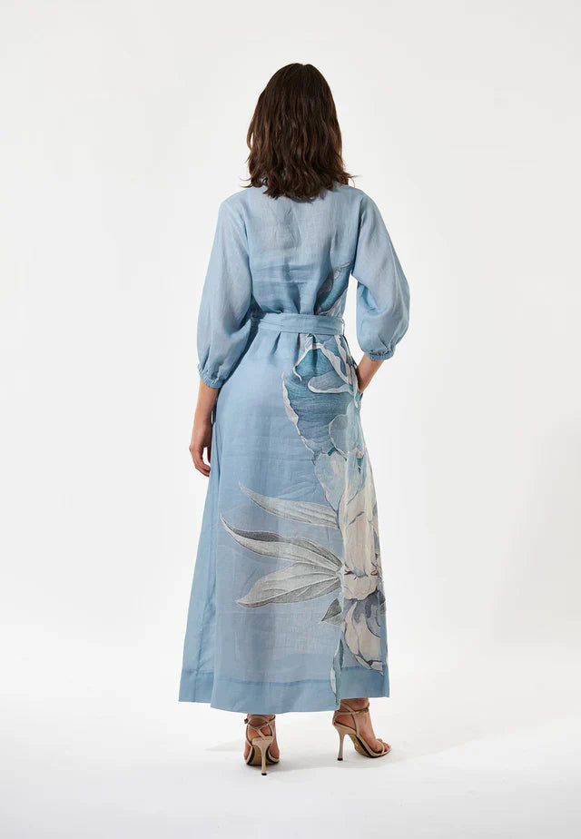 Dea kudibal salma ns dress with balloon sleeves - rosea