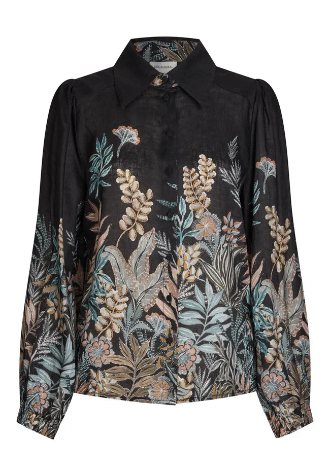 Dea kudibal sioma shirt with balloon sleeves - nori Shirts