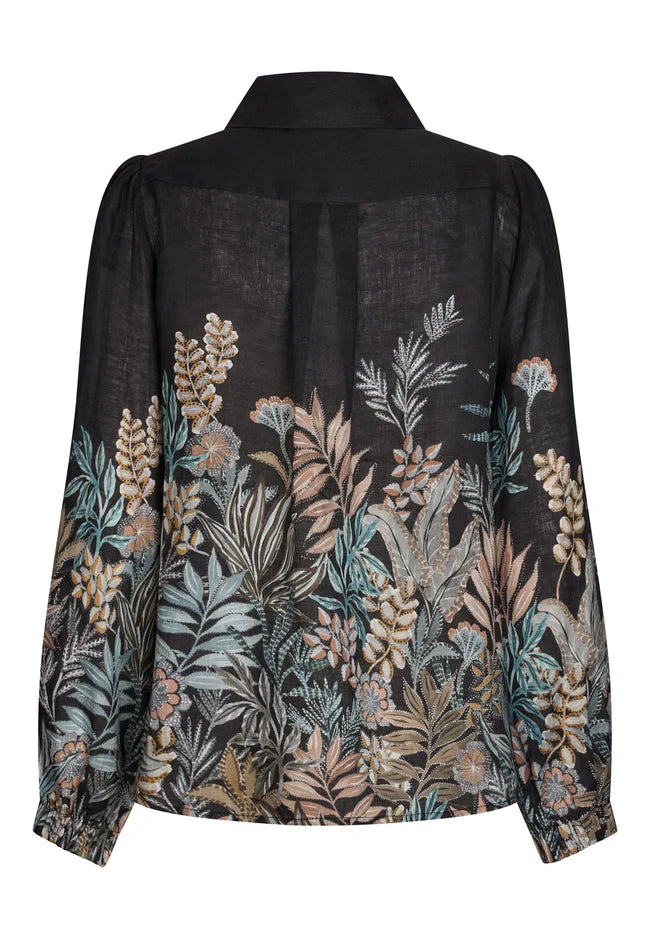 Dea kudibal sioma shirt with balloon sleeves - nori Shirts