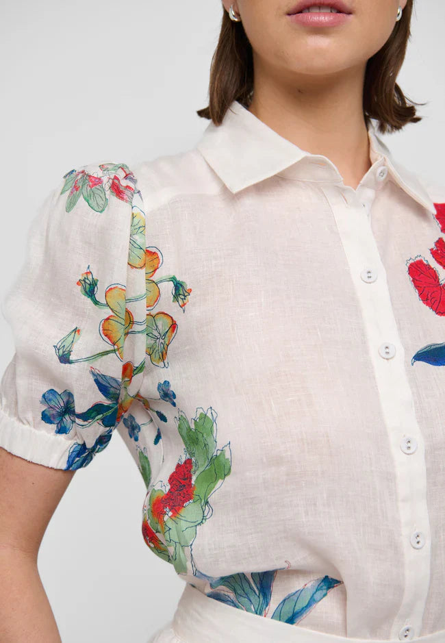 Dea kudibal violeta ns blouse - floral leche Blouse Dea