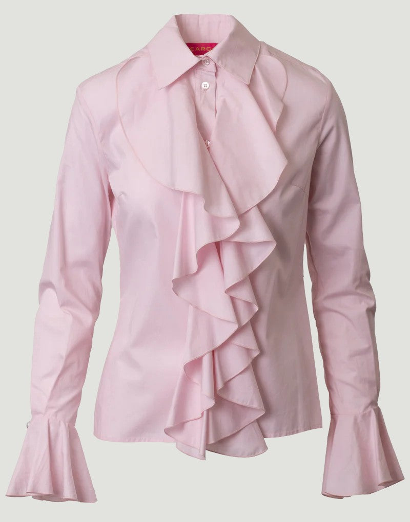 Emily frill shirt - pink Shirts Bearco