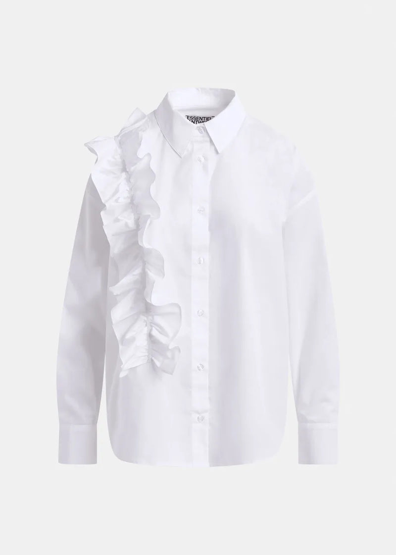 Essentiel antwerp ibody frill shirt - white Shirts
