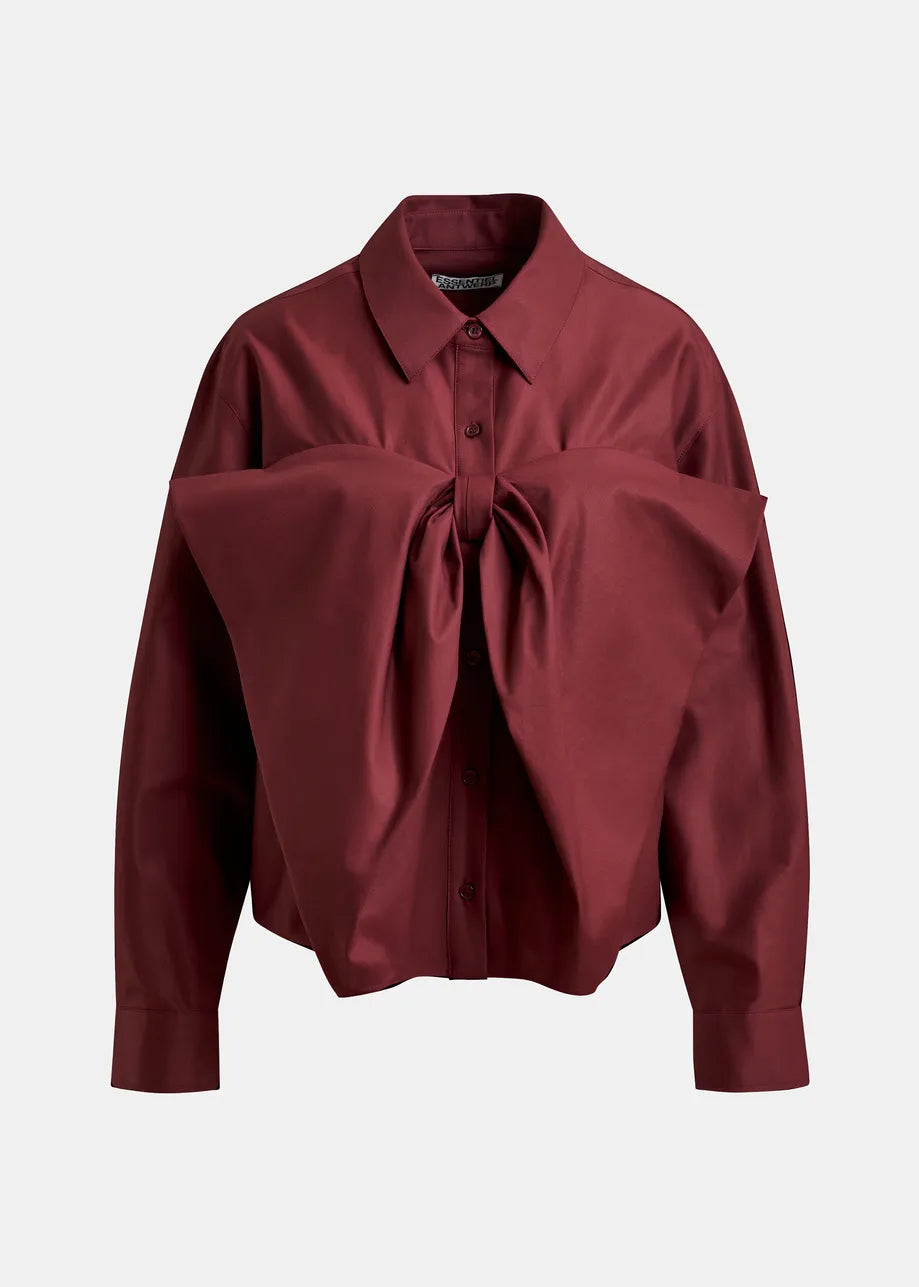 Essentiel antwerp ibow shirt - burgundy Shirts Essentiel