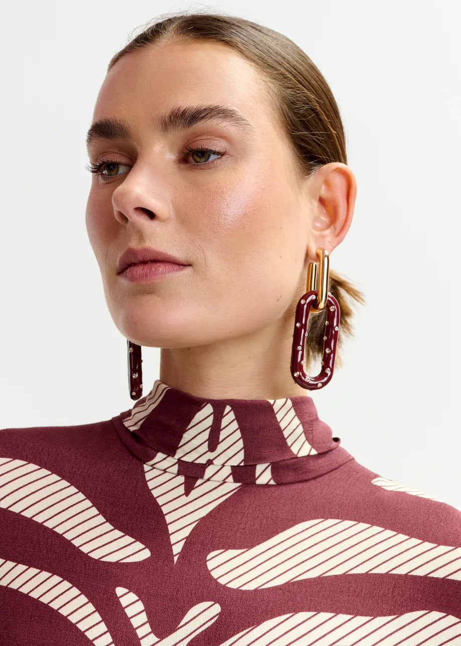 Essentiel antwerp idry bicolour earrings Jewellery