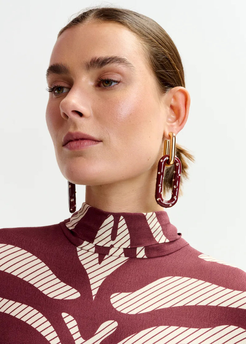 Essentiel antwerp idry bicolour earrings Jewellery