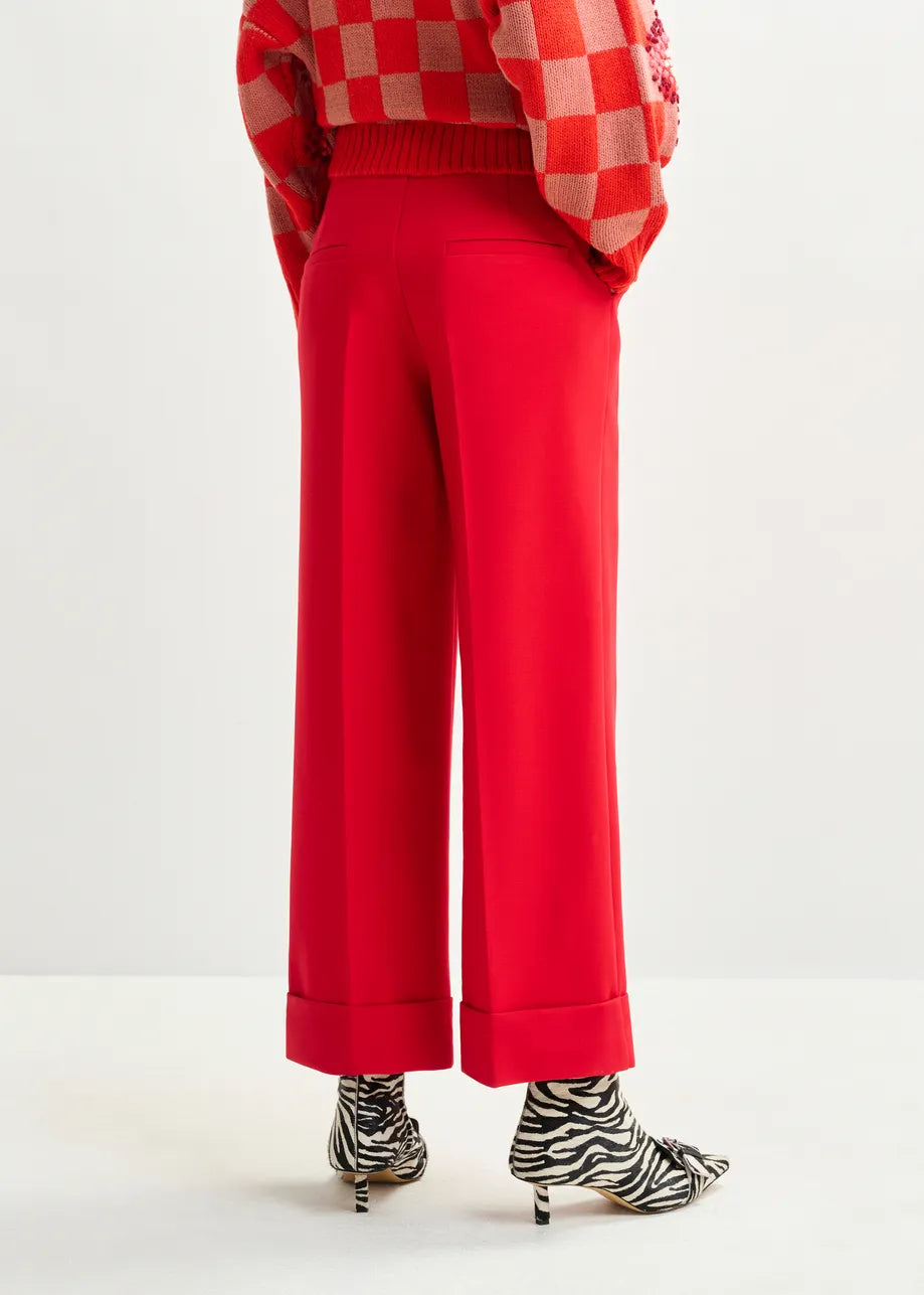 Essentiel antwerp imo cropped trousers - red Trousers