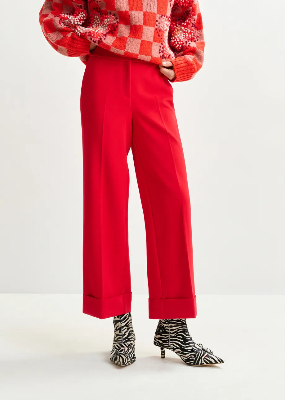 Essentiel antwerp imo cropped trousers - red Trousers