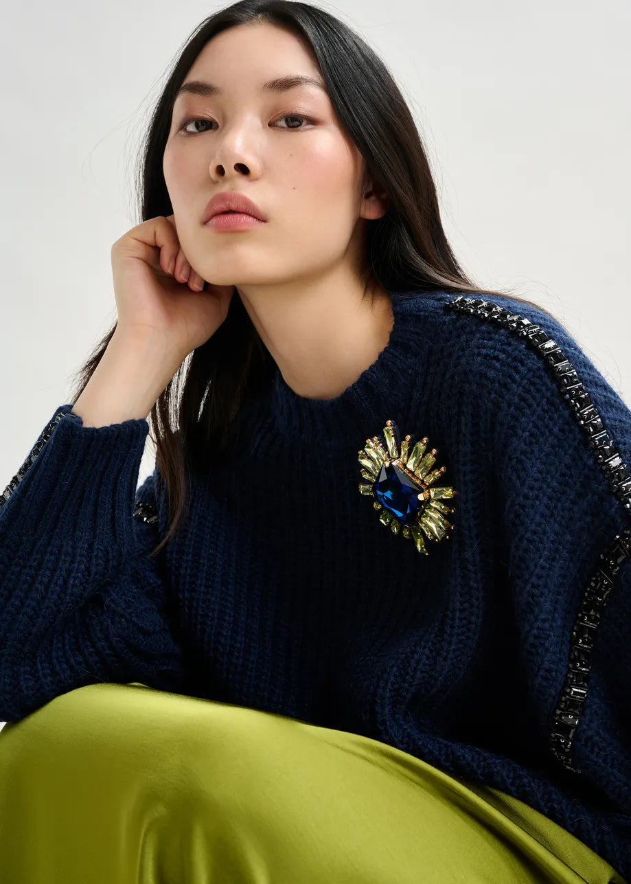 Essentiel antwerp indsay turtleneck sweater with detachable