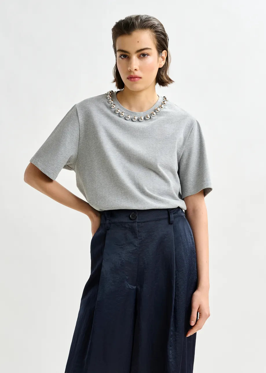 Essentiel antwerp intenso silver balls t-shirt T-shirts