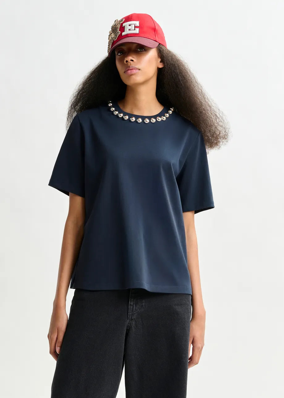 Essentiel antwerp intenso silver balls t-shirt T-shirts