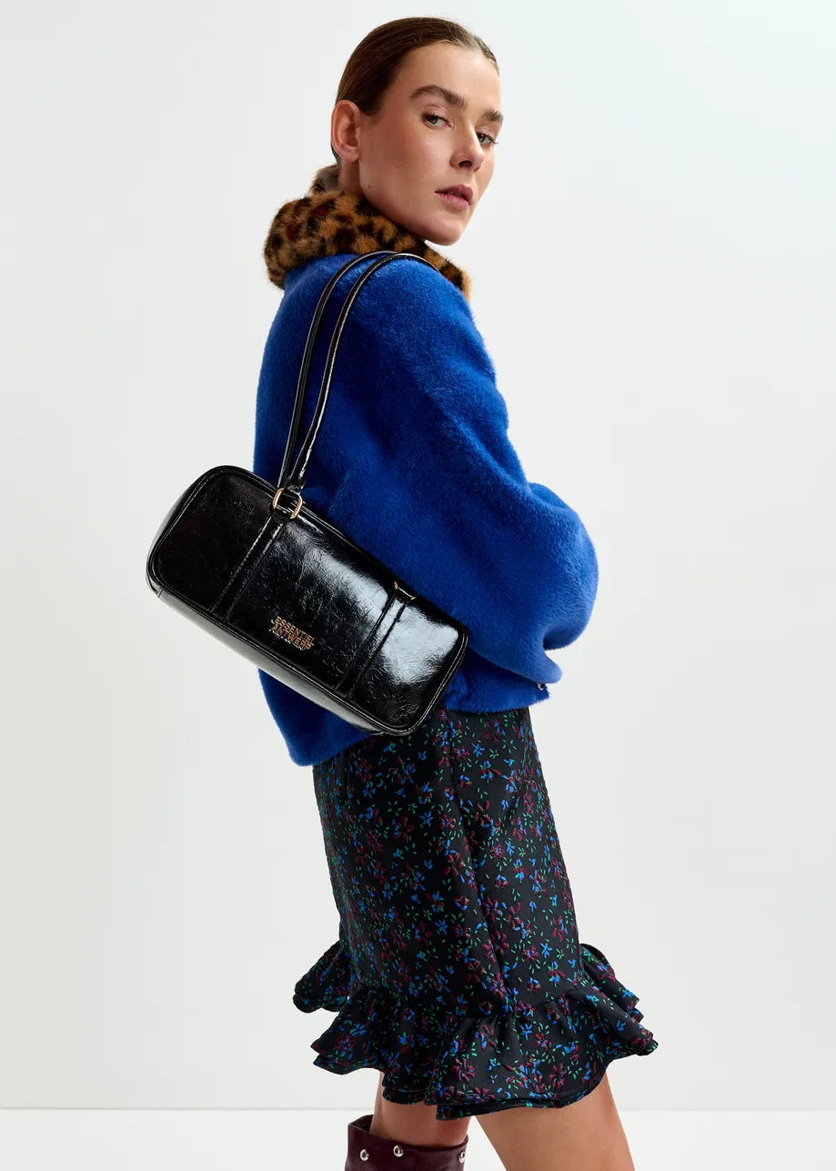 Essentiel antwerp intention cardigan with removable faux