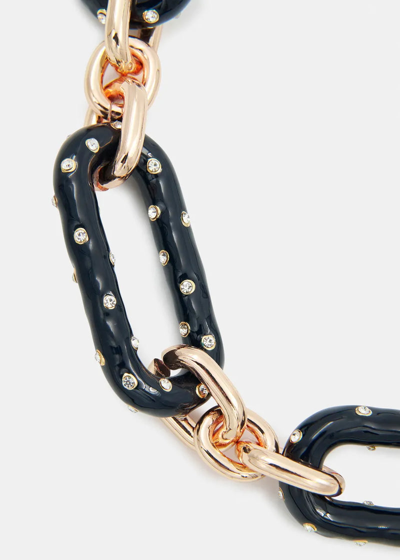 Essentiel antwerp ipretzel linked necklace Jewellery