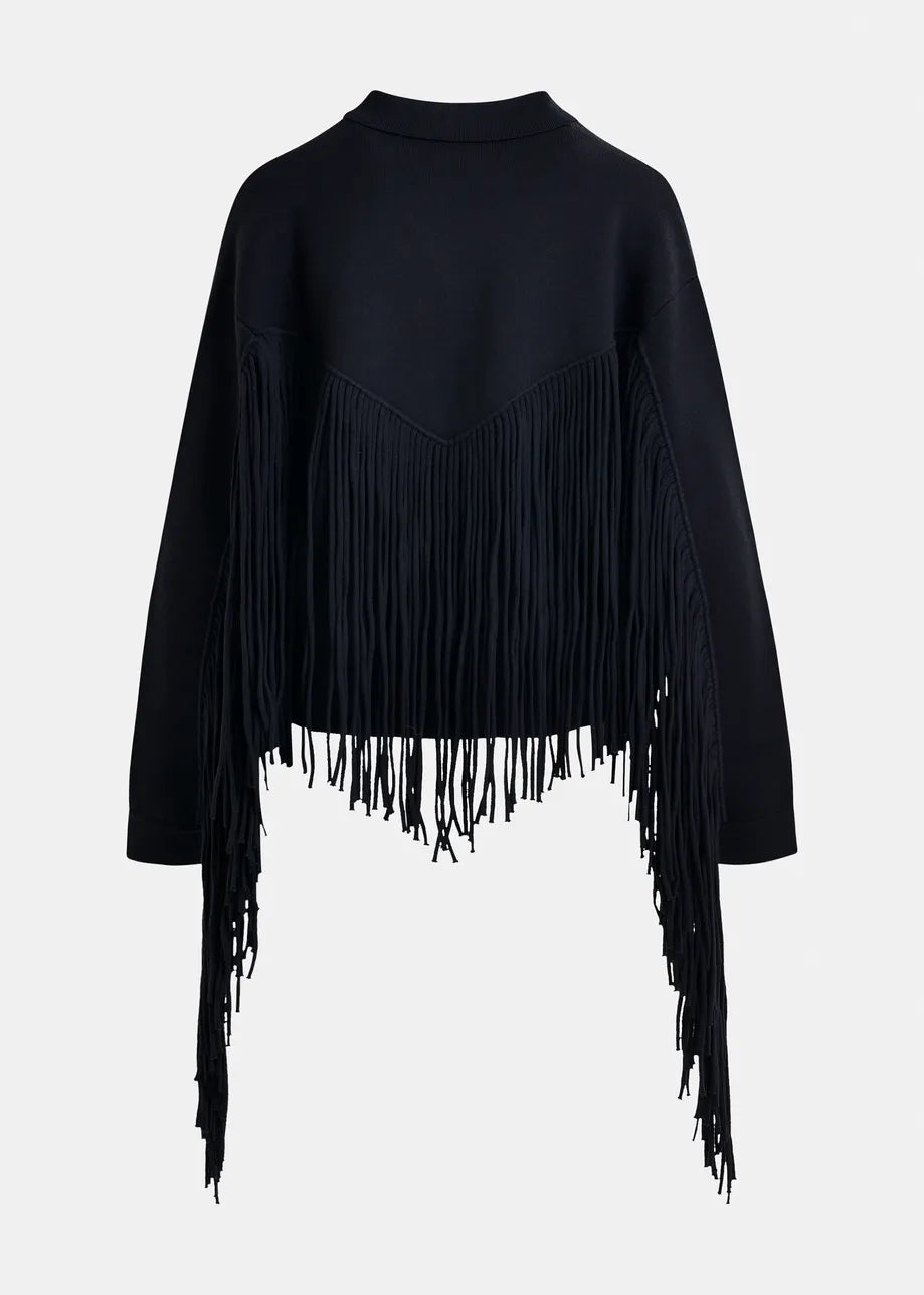 Essentiel antwerp istern cropped knitted jacket