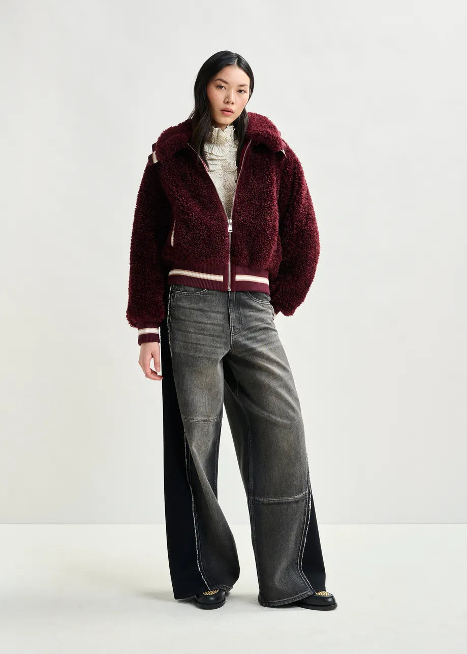 Essentiel antwerp iwill oversized faux shearling jacket