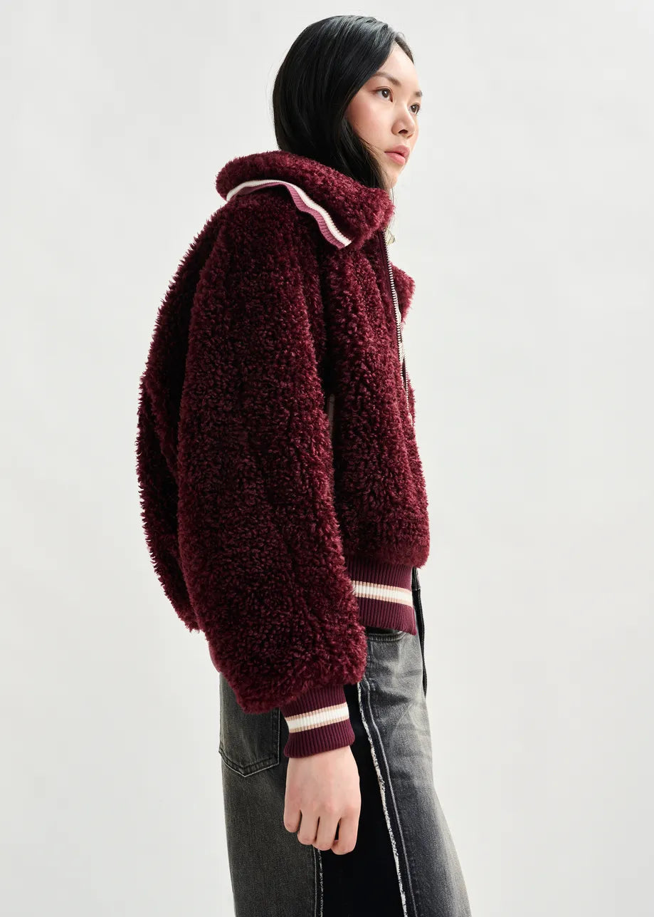 Essentiel antwerp iwill oversized faux shearling jacket