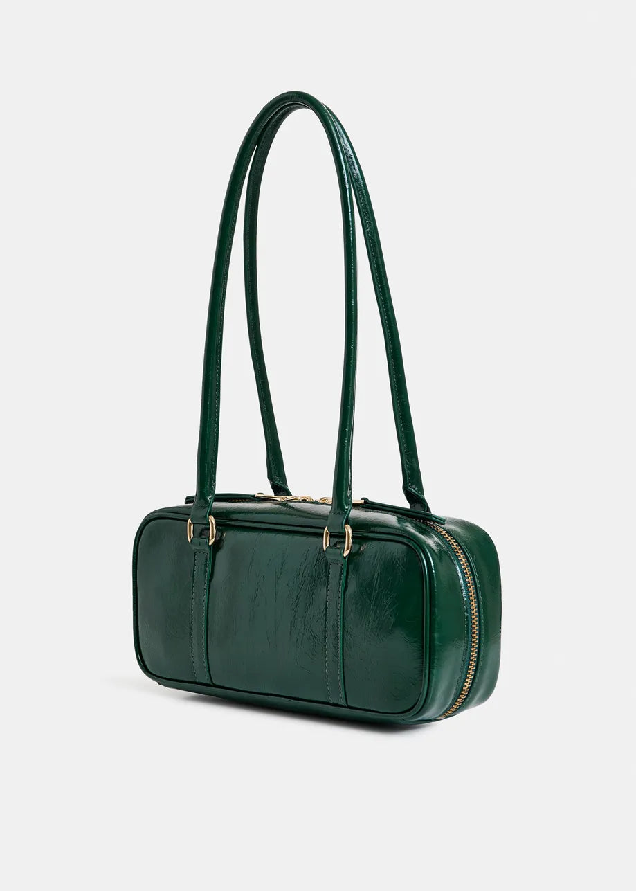 Essentiel antwerp izodiac glossy shoulder baguette bag