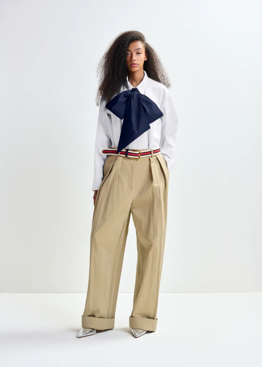 Essentiel antwerp jambers shirt with removable bow tie